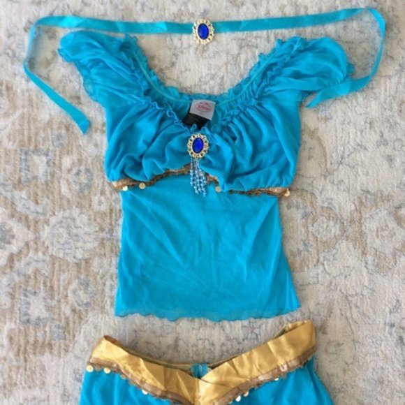 Jasmine Arabian Princess Costume & Wig Combo Sets🆕SHIPS FAST😮‍💨⚡🚚 - Picture 3 of 15